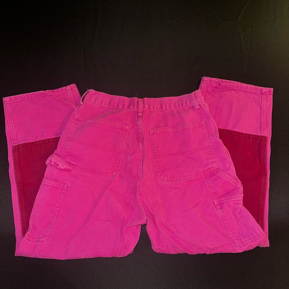 Womens Pink and Red Pants - Picture 2 of 3